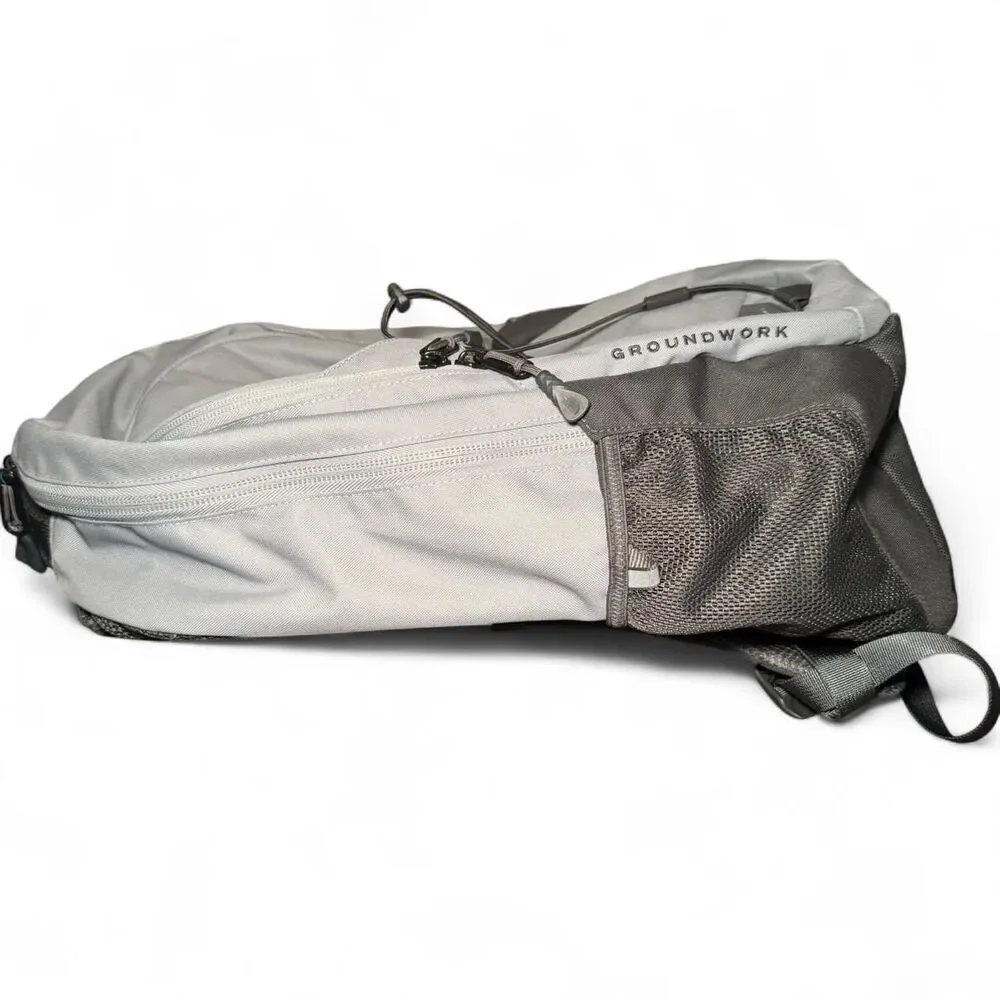 The North Face Daypack Backpack Gray Black Laptop School Hiking Bag